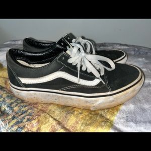 Vans size womens 8, worn condition!
